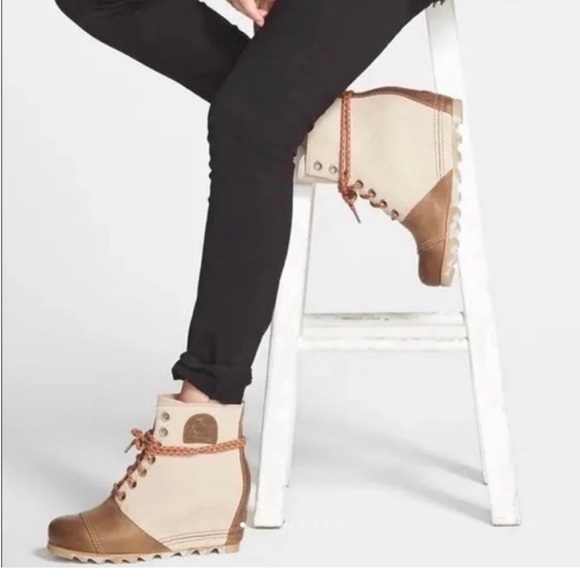 Sorel Shoes - Sorel 1964 Premium Canvas Wedge FOSSIL-SANGUINE SOREL's iconic 1964 Premium boot